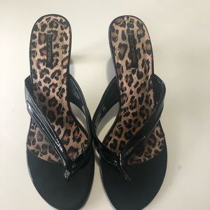 Curfew kitten heel summer thong sandal
